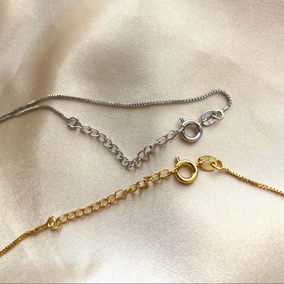 💙Golden/Silver Lucky Bean Necklaces - Picture 6 of 15